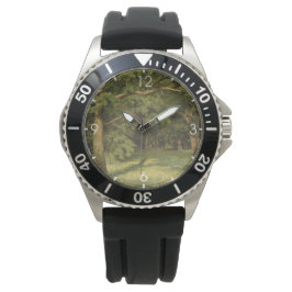 De bosontginning (Boslandschap scène) Horloge