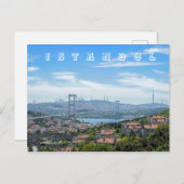 De Bosphorus-brug. Martelarenbrug van 15 juli. Briefkaart (Voorkant / Achterkant)