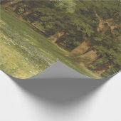 De bosreiniging (Woodland Landscape Scene) Cadeaupapier (Hoek)