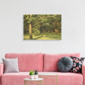 De bosreiniging (Woodland Landscape Scene) Canvas Afdruk (Insitu (Woonkamer))