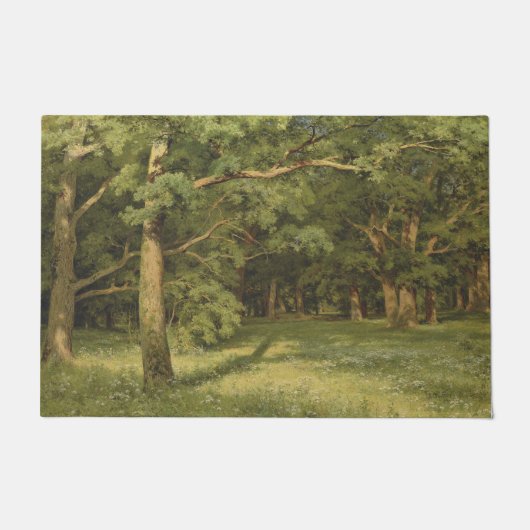 De bosreiniging (Woodland Landscape Scene) Deurmat (Voorkant)