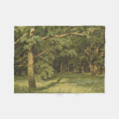 De bosreiniging (Woodland Landscape Scene) Fleece Deken (Voorkant (Horizontaal))