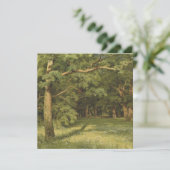 De bosreiniging (Woodland Landscape Scene) Kaart (Staand voorkant)