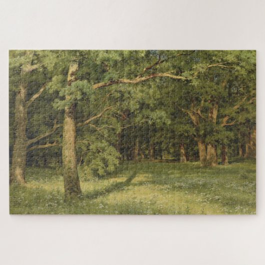 De bosreiniging (Woodland Landscape Scene) Legpuzzel (Horizontaal)