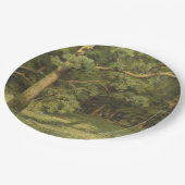 De bosreiniging (Woodland Landscape Scene) Papieren Bordje (Gekanteld)