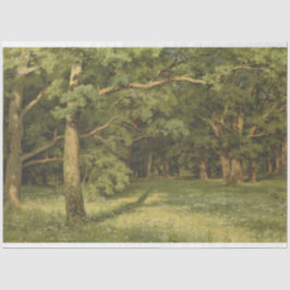 De bosreiniging (Woodland Landscape Scene) Tissuepapier