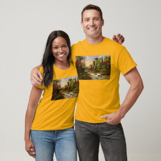 De BosRivier Robert Duncanson Destiny van de Herfs T-shirt