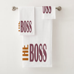 DE BOSS BAD HANDDOEK