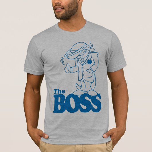De Boss Blue Sketch Edition T-shirt (Voorkant)