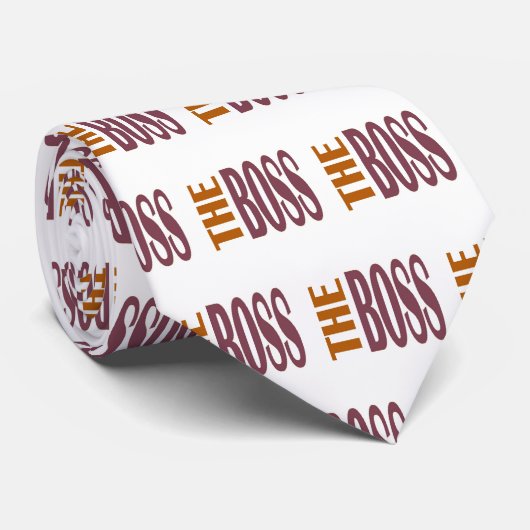 DE BOSS-BOSS-BOSSETtypografie Stropdas (Opgerold)