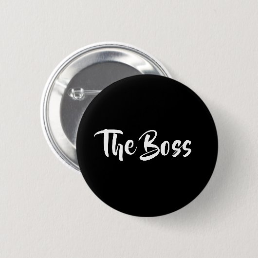 DE BOSS-BUTTON RONDE BUTTON 5,7 CM (Voorkant /achterkant)