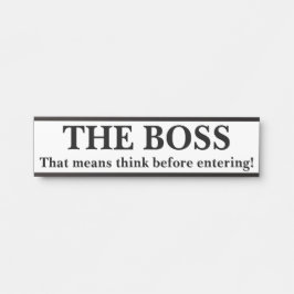 DE BOSS DEURBORDJE