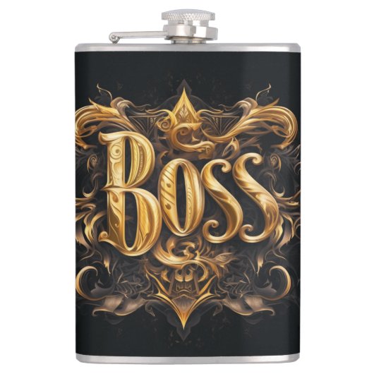 De Boss Flask Heupfles (Voorkant)