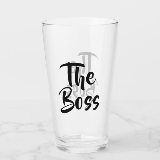 DE BOSS GLAS (Achterkant)