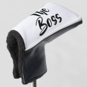 DE BOSS GOLFHEADCOVER (3/4 voorkant)