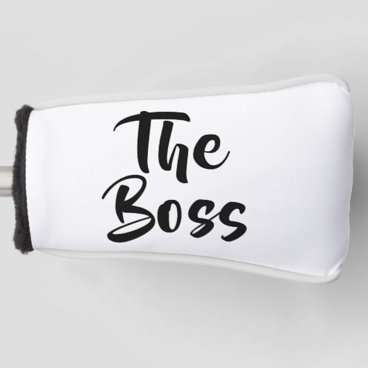 DE BOSS GOLFHEADCOVER (Voorkant)