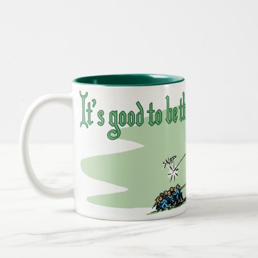 DE BOSS Koffie-Mok Tweekleurige Koffiemok (Links)