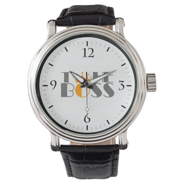 De Boss-kroon Horloge (Voorkant)
