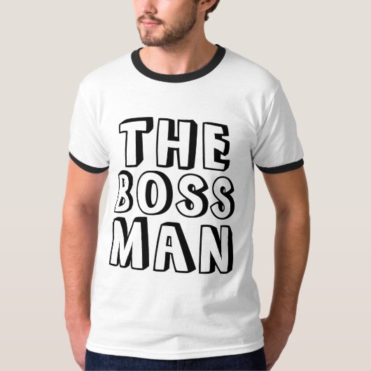 DE BOSS MAN T-Shirts (Voorkant)
