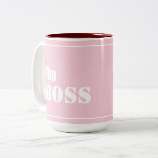 De Boss Mok Cup (Voorkant links)