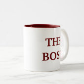 DE BOSS-Mok Tweekleurige Koffiemok (Voorkant rechts)