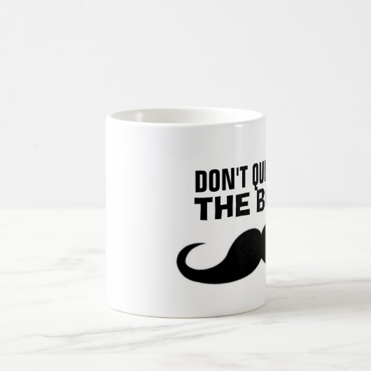 De BOSS Mustache Coffee Mok, Funny Koffiemok (Center)