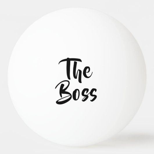 DE BOSS PINGPONGBAL (Voorkant)