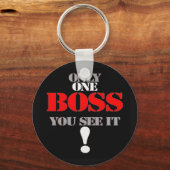 DE BOSS SLEUTELHANGER (Voorkant)