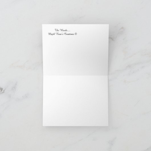 De Bossen.... Kaart (Binnen)