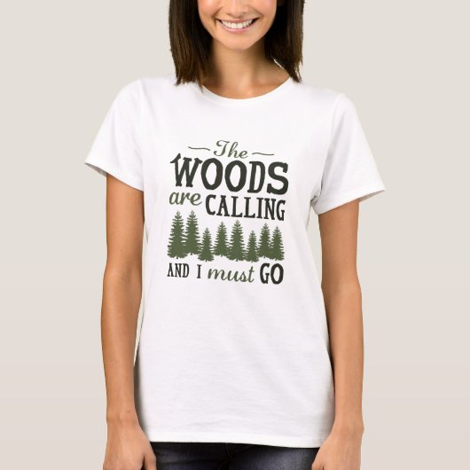 De Bossen roepen T-shirt (Voorkant)