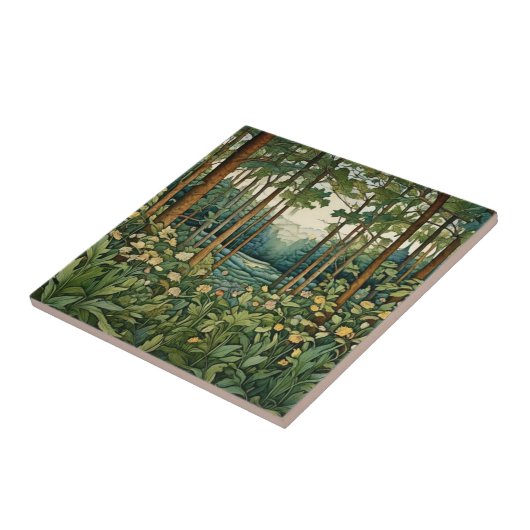 De Bossen Tegeltje (Zijkant)