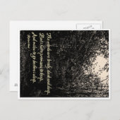 De bossen zijn mooi, donker en diep.. briefkaart (Voorkant / Achterkant)