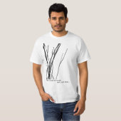 De bossen zijn mooi, donker en diep.. t-shirt (Voorkant volledig)