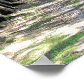 De bossen zijn prachtig - Robert Frost - druk op p Poster (Hoek)