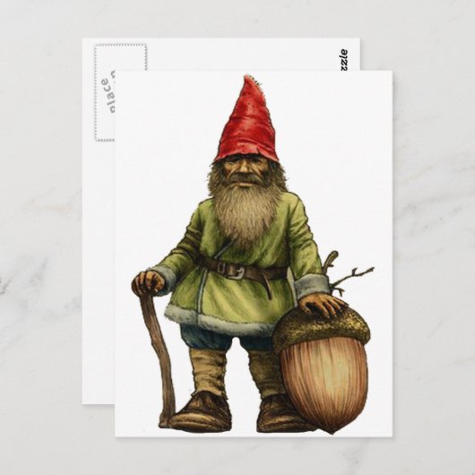 DE BOSSTE GNOME BRIEFKAART (Voorkant / Achterkant)