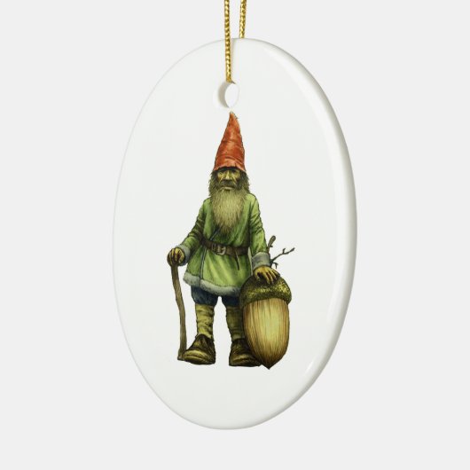DE BOSSTE GNOME KERAMISCH ORNAMENT (Links)