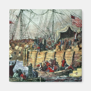 De Boston Tea Party, 16 december 1773 Magneet