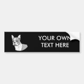 DE BOSTON TERRIER BUMPERSTICKER (Voorkant)