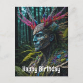 De boswachter briefkaart (Voorkant)