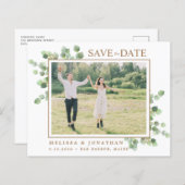 De botanische Eucalyptus foto van de begroting spa (Voorkant / Achterkant)