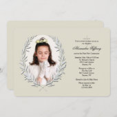 De botanische Godsdienstige Uitnodiging van de (Voorkant / Achterkant)