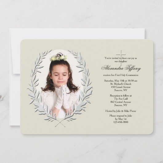 De botanische Godsdienstige Uitnodiging van de (Voorkant)