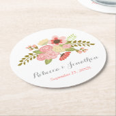 De botanische Onderzetters van het Document van de (Gebogen)