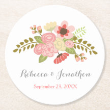 De botanische Onderzetters van het Document van de