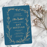 De botanische ster van David Bar Bat Mitswa Kaart<br><div class="desc">Perfecte kaart om een bat mitswa, bar mitswa of andere Joodse viering aan te kondigen! Hand getekende delicate blad trame art voor u! VOLLEDIG ! Klik hierboven op "Personaliseren" om de tekst te bewerken. Klik op "bewerken met het ontwerpgereedschap" om de lettertypen, kleuren en plaatsingen aan te passen en om...</div>