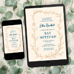 De botanische ster van David Bar Bat Mitswa Kaart<br><div class="desc">Perfecte kaart om een bat mitswa, bar mitswa of andere Joodse viering aan te kondigen! Hand getekende delicate blad trame art voor u! VOLLEDIG ! Klik hierboven op "Personaliseren" om de tekst te bewerken. Klik op "bewerken met het ontwerpgereedschap" om de lettertypen, kleuren en plaatsingen aan te passen en om...</div>