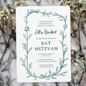 De botanische ster van David Bar Bat Mitswa Kaart