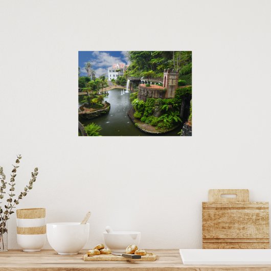 De botanische tuinen van Madeira Poster (Keuken)