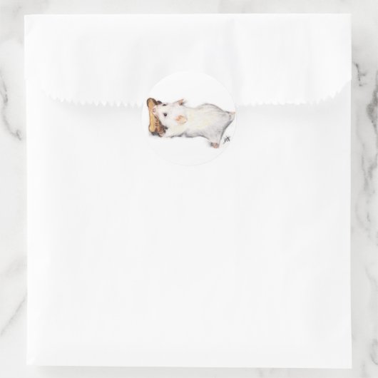 De botdief (hamster) Stickers (Tas)