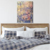 De boten in de storm Acrylprint Canvas Afdruk (Insitu (Slaapkamer))
